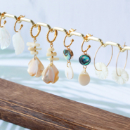 Inspirationsets Sommer-Schmuck-Inspiration mit Muschel-Anhängern