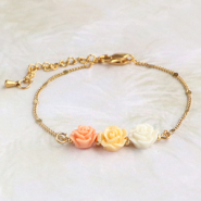 Inspirationsets Schmuck mit Rosen-Perlen herstellen