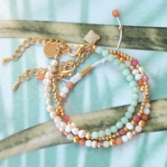 Inspirationsets Ideen für luxuriöse Armbänder mit Jadeperlen
