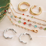 Inspirationsets Inspiration! So gestalten Sie Schmuck mit Gliederketten aus Messing