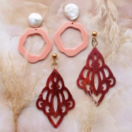 Inspirationsets Jetzt eine stilvolle Ohrringkollektion mit diesen neuen Anhängern aus Resin designen