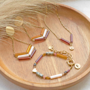 Inspirationsets  Ideen für stilvollen Schmuck mit Tube-Glasperlen