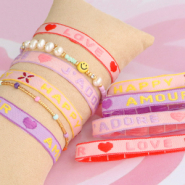 Inspirationsets Fröhliche Armband-Kollektion aus Schmucktextband