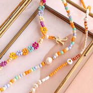 Inspirationsets Populäre Glasperlen-Rocailles für Sommerschmuck