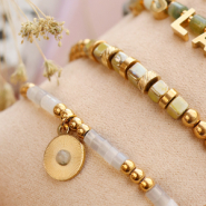 Inspirationsets Armbänder herstellen! Inspiration mit Naturstein-Discperlen
