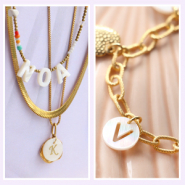 Inspirationsets Mit Perlmuttanhaengern und -perlen Schmuck im sommerlichen Look entwerfen