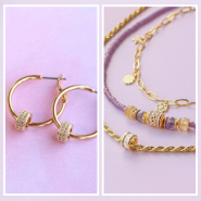 Inspirationsets Wie man aus Zirkonia-Anhänger trendigen Schmuck macht