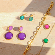 Inspirationsets Schmuck selbst entwerfen mit Polaris-Cabochons