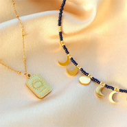 Inspirationsets So gestalten Sie Schmuck mit Edelstahlanhängern La Luna