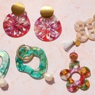Inspirationsets Inspirationszeit mit Anhängern aus Resin im Eigendesign.