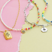 Inspirationsets Sommerliche Anhänger DQ und Edelstahl für Schmuck mit Strandflair