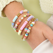 Inspirationsets Verspielte Ohrringe und Armbänder mit Polymerperlen herstellen