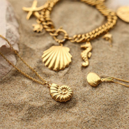 Inspirationsets Stilvollen Schmuck mit Edelstahl-Anhängern Sea-Life entwerfen