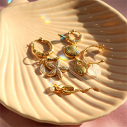 Inspirationsets Schmuckideen mit Sea-Life-Anhaengern aus Edelstahl 