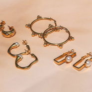 Inspirationsets Edelstahl-Creolen und Stecker, die inspirieren