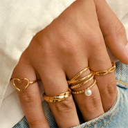 Neues 23-09-2024 Brandneu! Ringe aus Edelstahl