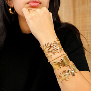 Inspirationsets Stylische Armcuffs & Armringe aus Edelstahl kombinieren