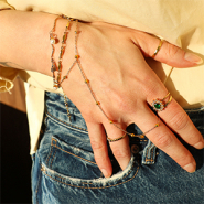 Inspirationsets Trendsetter Handketten aus Edelstahl in Szene setzen