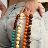 Inspirationsets Designideen mit runden DQ-Acrylperlen