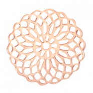 Zwischenst&uuml;cke Bohemian rund 15mm Rosegold