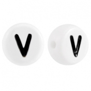 Acryl Buchstabe V Weiss