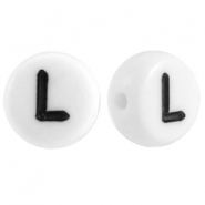 Acryl Buchstabe L Weiss