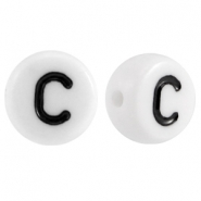 Acryl Buchstabe C Weiss