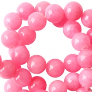 Naturstein Perlen Calcit 6mm Hot pink