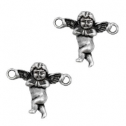 Anh&auml;nger Metall TQ Zwischenst&uuml;ck Engel Antique silber