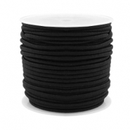 Elastik gef&auml;rbt 2.5mm Black