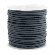 Elastik gef&auml;rbt 2.5mm Dark grey
