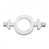 Anhänger Metall TQ Zwischenstück Ring 30mm Antique silber