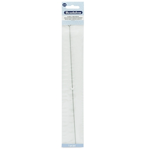 F&auml;delnadel 27cm/&Oslash;0.78mm Beadalon f&uuml;r Elastik Silber