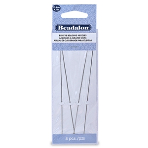 F&auml;delnadel 11.6cm Beadalon grosse &Ouml;se Silber