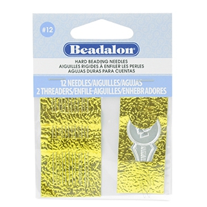F&auml;delnadel f&uuml;r Reihdraht bis 0.18mm Beadalon Silber