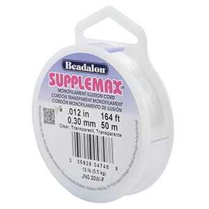 Schmuck Draht Supplemax 0.30mm 50 meter Clear
