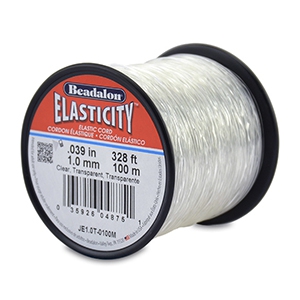 Schmuck Draht Elastik Beadalon 1.0mm 100 meter Clear