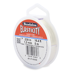 Schmuck Draht Elastik Beadalon 1.0mm 5 meter Clear