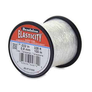 Schmuck Draht Elastik Beadalon 0.8mm 100 meter Clear