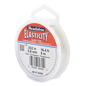 Schmuck Draht Elastik Beadalon 0.8mm 5 meter Clear