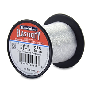 Schmuck Draht Elastik Beadalon 0.5mm 100 meter Clear