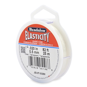 Schmuck Draht Elastik Beadalon 0.5mm 25 meter Clear
