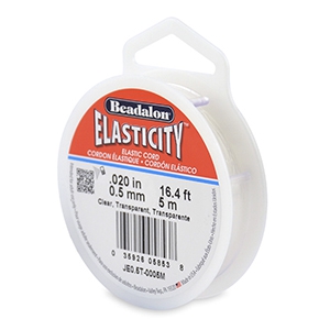 Schmuck Draht Elastik Beadalon 0.5mm 5 meter Clear