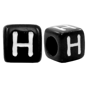 Acryl Buchstaben H Schwarz