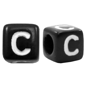 Acryl Buchstaben C Schwarz