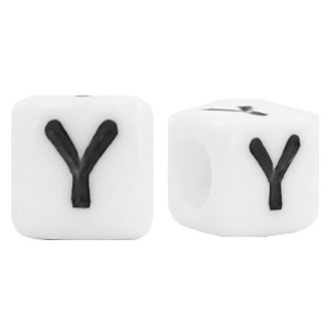 Acryl Buchstaben Y Weiss