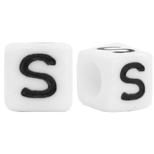 Acryl Buchstaben S Weiss