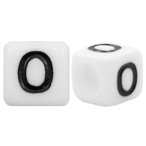 Acryl Buchstaben O Weiss
