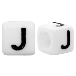 Acryl Buchstaben J Weiss