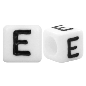Acryl Buchstaben E Weiss